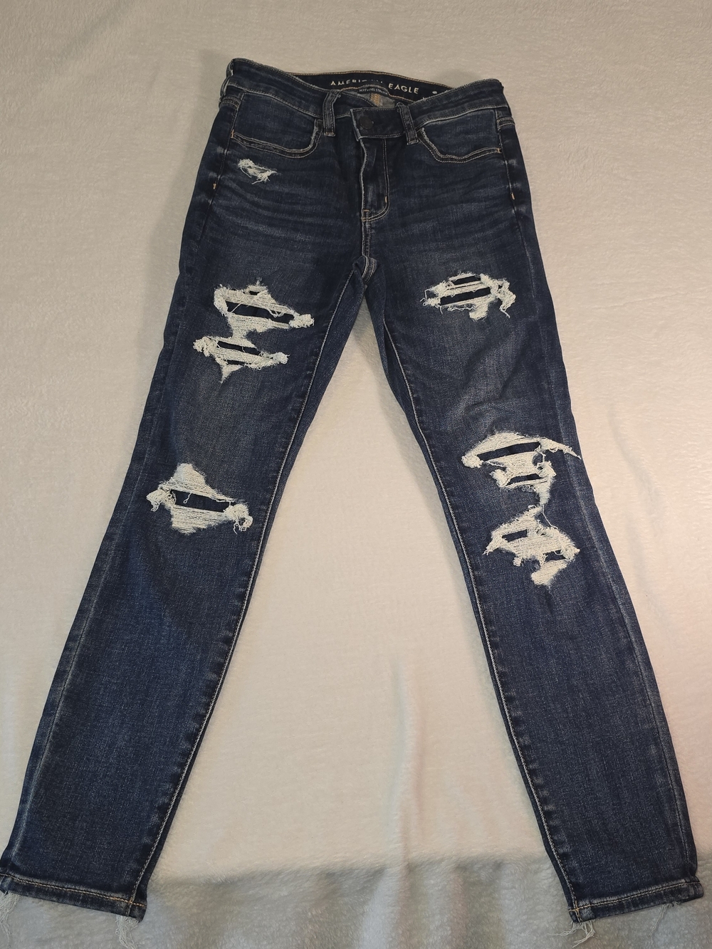 American Eagle Outfitters Next Level Stretch High Rise Skinny Jeans Size 2 Short